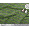 thumbnail image 3 of Soimoi Velvet Fabric Leaves & Floral Artistic Fabric Prints By Yard 58 Inch Wide, 3 of 3