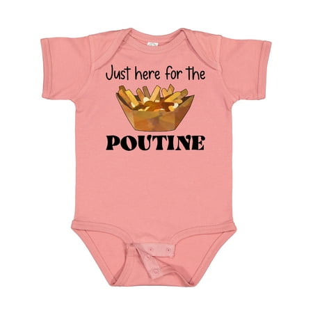 

Inktastic Just Here for the Poutine Gift Baby Boy or Baby Girl Bodysuit