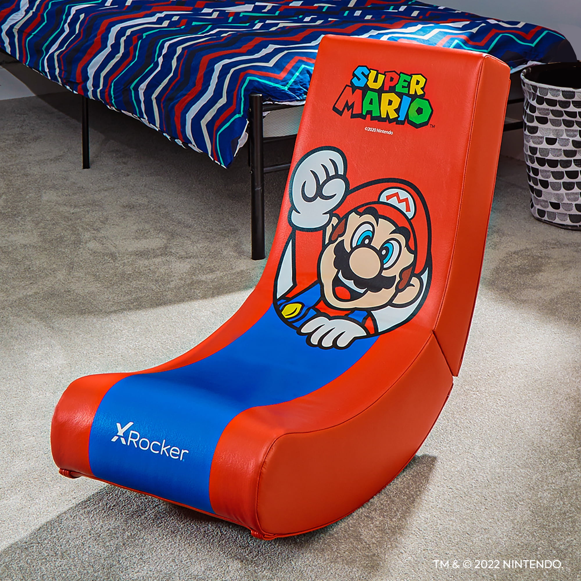 Cadeira X-Rocker Super Mario All-Star Collection Mario Junior (Portes  Grátis) - Catalogo