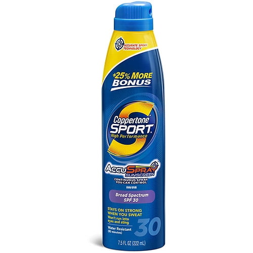 Coppertone Sport Sunscreen Spray SPF 30, 7.5 FL OZ