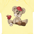 thumbnail image 4 of Inktastic Baseball Teddy Bear Boys Baby Bodysuit, 4 of 5