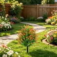 thumbnail image 6 of TACILIP Outdoor Decor, 1PC 20 In Realistic Artificial Ground Insert Tree Outdoor Garden Decoration For Festive Everyday Settings Ideal Decoration For Outdoor Gardens, Holiday Gifts, 6 of 6