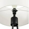 thumbnail image 3 of Hampton Bay Higgins 56.25 in. Black Tripod Floor Lamp with Round Base, 3 of 4