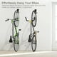 thumbnail image 2 of Soporte para colgar bicicletas, [paquete de 2] Ganchos resistentes para bicicletas Soporte para montaje en pared, Soporte vertical para colgar bicicletas resistente para garaje, Negro, 2 of 5