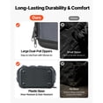 thumbnail image 5 of KFFKFF 13.2-Inch Tool Bag with 39 Pockets, Open Top Organizer for Tools, Durable Hard Plastic Base, Adjustable Shoulder Strap, Ideal for DIY Projects and Jobsite Maintenance, 5 of 9