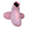 thumbnail image 1 of Waterproof shoe covers with zipper - Large - Pink, 1 of 4