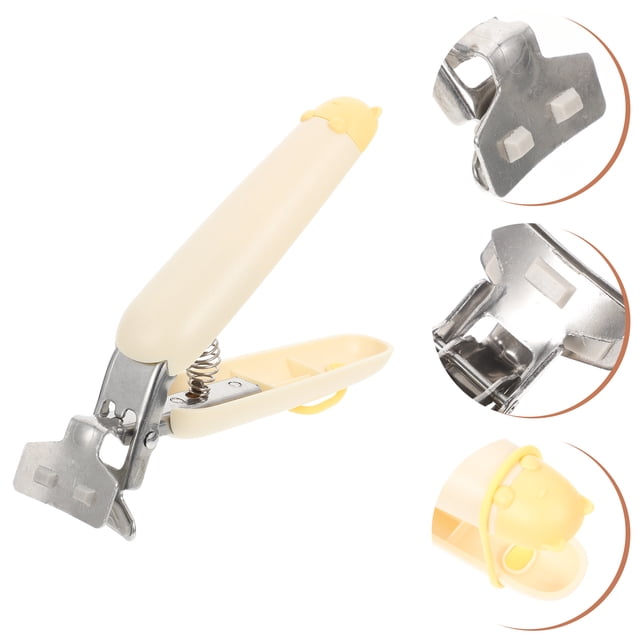 SHINYPASING 1Set Anti-Scalding Bowl Picker with Heat Resistance for Air Fryer and Cooking Yellow