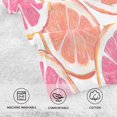 thumbnail image 5 of Yayeee 100% Cotton Hand Towels for Bathroom 16" x 28" Soft Absorbent Kitchen Towel, Orange Grapefruit Slices, 5 of 7