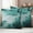 Green, variant on Burnt Orange Ombre Clouds Outdoor Waterproof Pillow Covers, Modern Abstract Gradient Cloud Decorative Square Throw Pillowcase Sofa Cushion Sham for Patio/Couch/Chair, 24"x24" 2 Pack