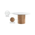 thumbnail image 2 of Meridian Furniture Sanremo 53" White Concrete Indoor/Outdoor Dining Table, 2 of 6