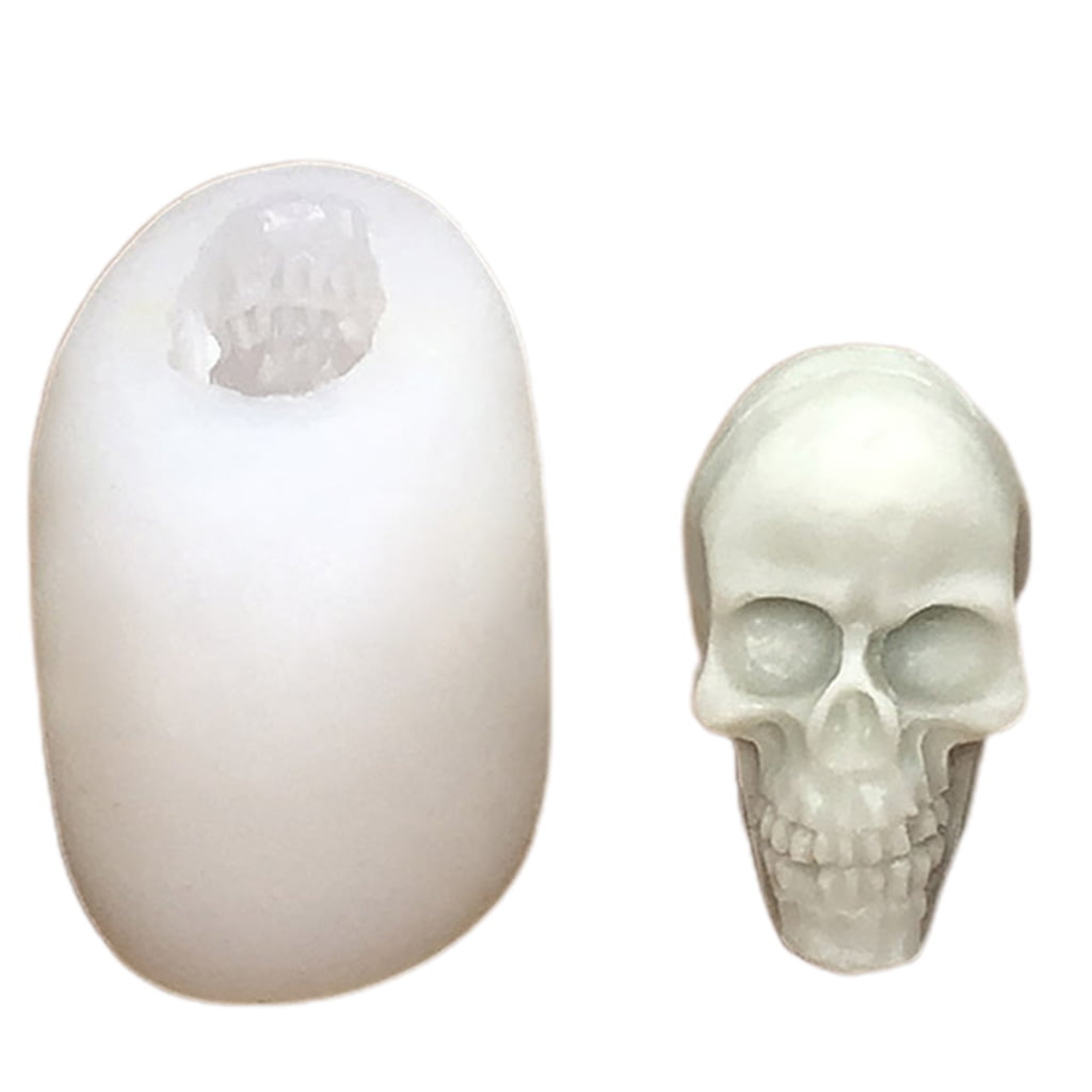 Details about   3D Skull Mold DIY Flexible Candle Molds Jewelry Epoxy Pendant Silicone Moulds 