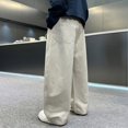 thumbnail image 3 of Generic Teen Boys Sweatpants Wide Leg Baggy Pants Open Bottom Athletic Kid Loose Fit Athletic Joggers Trousers Casual Soft Schoolwear, 3 of 4