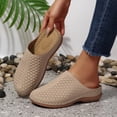 thumbnail image 5 of Taylonsss Women's Comfortable Slip-On Wedge Heel Sandals with Thick Bottom Breathable Faux Leather for Casual Everyday Wear in Warm Weather, 5 of 9