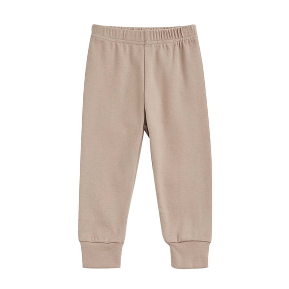 PMVFHDE Liquidation Pantalons d'Automne pour Filles, Leggings Doux et Décontractés pour Bébés Filles et Tout-Petits, Kaki, 5-6 Ans