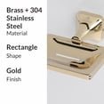 thumbnail image 4 of Aquarium Bath Soap Dish / Holder / Tray for Bathroom, Kitchen | Made With Stainless Steel 304 & Brass | PVD Gold Finish | Ideal Bathroom Accessories For Bathroom |, 4 of 9