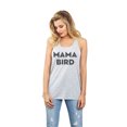 thumbnail image 2 of Thread Tank Mama Bird Women's Sleeveless Flowy Racerback Tank Top Sport Grey Large, 2 of 5