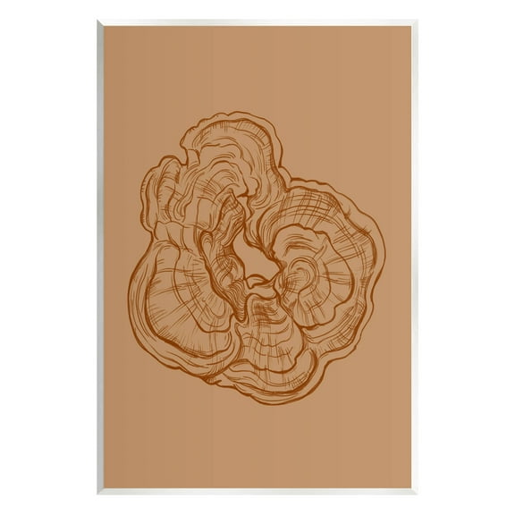 Stupell Industries Detailed Nature Botanical Fungus Graphic Art Unframed Art Print Wall Art, Design by Ziwei Li