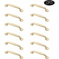 thumbnail image 2 of 12 Pcs Poignée de Meuble Dorée Poignées d'Armoire de Cuisine Dorée Poignées de Tiroir Poignées de Placard de Chambre Poignées de Porte de Placard de Cuisine Dorées avec Vis, 2 of 5