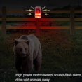 thumbnail image 4 of 2026 1pc Solar Motion Sensor Alarm, Dog Barking & Gunshot Sound 130dB Sound Siren, Security Alert System With Remote Controller For Home, Villa, Yard, 4 of 5
