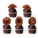 thumbnail image 1 of Gexolenu 20 piezas de plástico mini sombrero de vaquero decoración sombrero de vaquera occidental sombreros de muñeca para casa de muñecas decoración de fiesta niño niña cumpleaños pastel decoración s, 1 of 1
