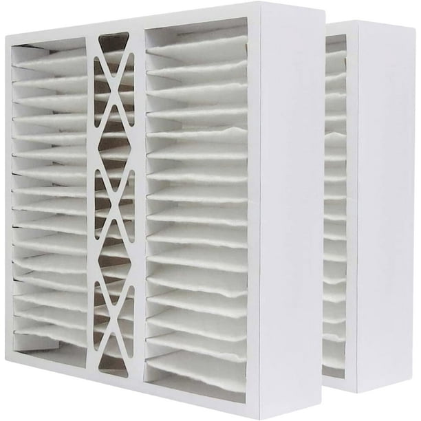 16x25x5 Air Filter MERV 10 (2Pack), Pleated HVAC AC Furnace Air