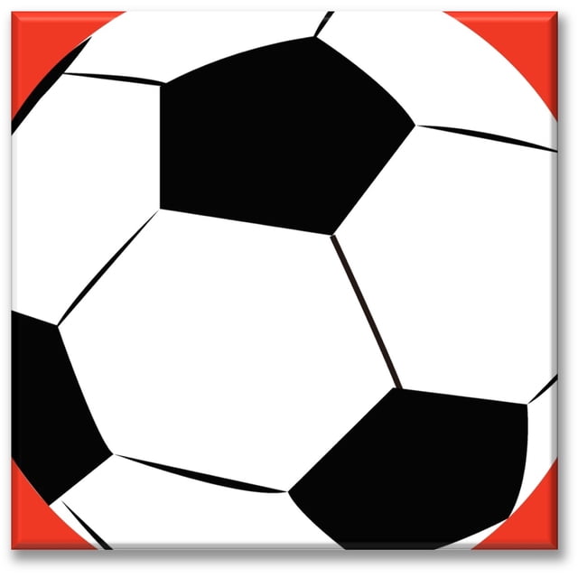 Cuadro Canva Pixtreats Listo para Colgar Tipo Galería Balón Fútbol 100X100 cm