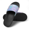 thumbnail image 4 of GZHJMY Stylish Slides for Women Men, Grey Cloudy Sky Soft Flexible Slip-on Sandals Slippers, 4 of 7