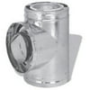 M & G Duravent 6DP-TSS 6 Inch Dura-Vent Dura/plus Tee With Cap Stainless Steel