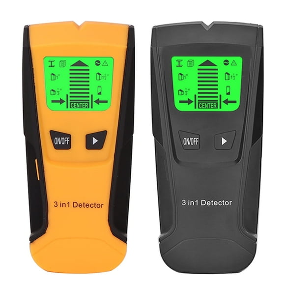 Metal Wood Detector 3 in 1 Stud Finder LCD Screen Precise Position Stud Sensor Thickness Measuring Instruments Wall Beam Scanner for Wood AC Wire Metal Studs Joist Detection