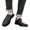 Black, variant on LSLJS Men's Leather Shoes, Oversized Men's Shoes Leather Pea Casual Leather Shoes Driving Lazy Shoes