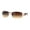 Gold Brown, variant on Luxury Rimless Art Deco Metal Chain Arm Fashion Sunglasses Gold Brown