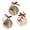 Red, variant on Christmas Tree Ornament,Bow Cardinal Memorial Sign Round Wooden Cardinal Bird Tree Top Christmas Ornament