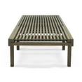 thumbnail image 6 of Addisyn Outdoor Gray Finish Acacia Wood Chaise Lounge, 6 of 8