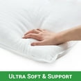 thumbnail image 3 of Gogreen European Size Bed Pillows Set of 14 - Premium Down Alternative Pillows Insert for Side, Back, and Stomach Sleepers Hotel Quality Fluffy Soft Microfiber Fill Breathable Skin-Friendly, 3 of 8