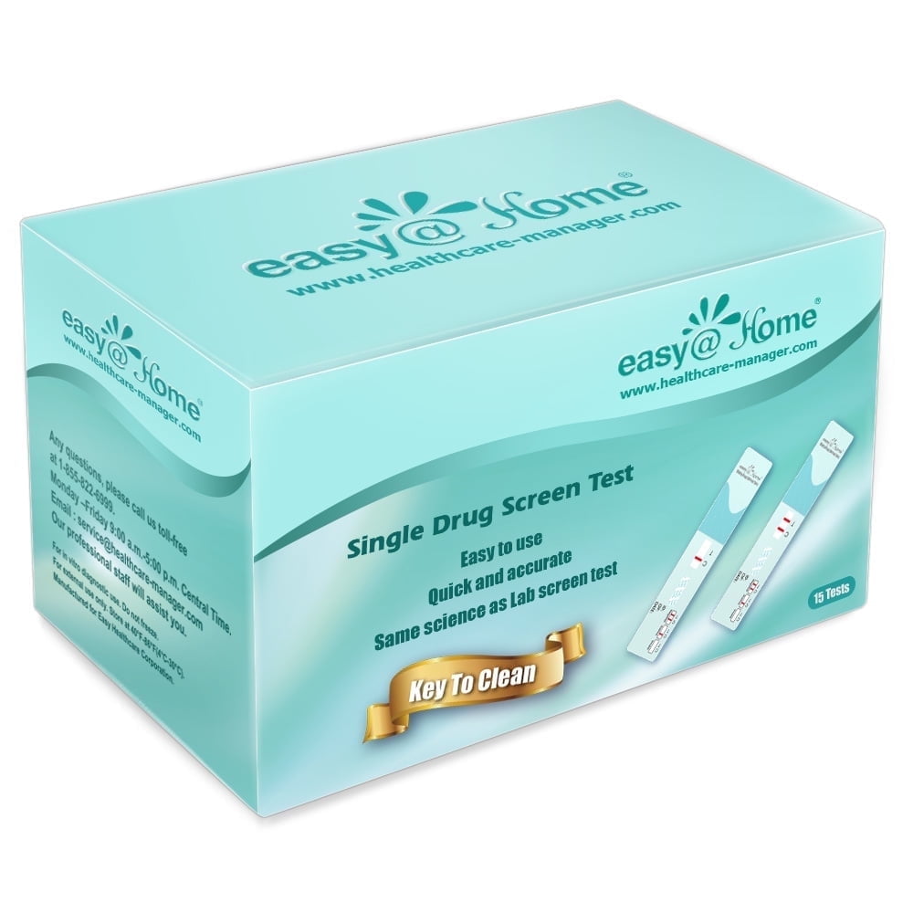 Easy@Home Disposable Urine Drug Test, Single Panel for Marijuana (THC), 25 Pack