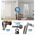 thumbnail image 6 of Urbanest Adjustable Single Curtain Rod Set Scroll Ball Finials – 1 - Inch Diameter, With Pewter Rod, 28–48 Inches, 6 of 6