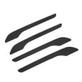thumbnail image 1 of Door Handle Wrap Cover, ABS Door Handle Decal 4 Pcs Anti Aging  for Car Carbon Fiber Style,Matte Black, 1 of 7