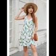 thumbnail image 4 of Vestidos de Verano Sin Mangas con Escote en V y Estampado de Flores XXL, 4 of 9