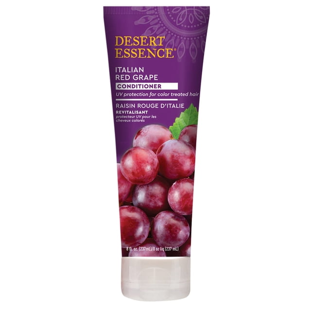 Acondicionador Desert Essence Italian Red Uve 240 ml, vegano