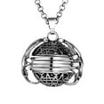 thumbnail image 2 of Sylvtty Creative Retro Multilayer Wing Round 4 Photos Pictures Box Locket Necklace Gift, 2 of 8