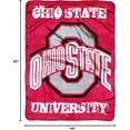 thumbnail image 2 of NCAA Unisex-Adult Micro Raschel Throw Blanket, 2 of 2