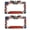 2pcs, variant on Dserhfy 250th Anniversary Commemorative License Plate Frame, 1776-2026 Patriotic American Car Plate Frame, Universal License Plate Holder for Cars, Trucks, SUVs