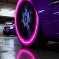thumbnail image 7 of Glow in the Dark Tire Caps - Fluorescent Luminous ABS Air Covers for Cars Trucks SUV Motorcycle and Bike Wheels, 7 of 7