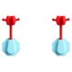 thumbnail image 1 of Cateissary Soporte de cabezal de ducha de 360 ° Soporte de cabezal de ducha autoadhesivo ajustable Montaje en pared con soporte de gancho Type1 NO1, 1 of 6