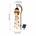 thumbnail image 4 of Solar Snowman Garden Stake Light, Christmas Outdoor Yard Decor with Twinkling Star & Snowflake LED Lights, Waterproof Resin Pathway Ornament, 4 of 8