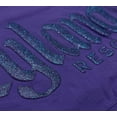 thumbnail image 4 of Disneyland Spirit Jersey Portion Purple Puff Glitter Oversized Pullover Shirt (Small, Purple), 4 of 9