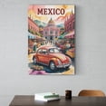 thumbnail image 6 of Mexico City Vintage City Travel Poster with Warm Watercolor Tones And Historical Beauty Canvas Poster, 6 of 8