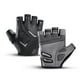 thumbnail image 1 of Guantes negros para dedos cortos para bicicleta estática, deportes al aire libre, absorción de impactos y transpirables, 1 of 6