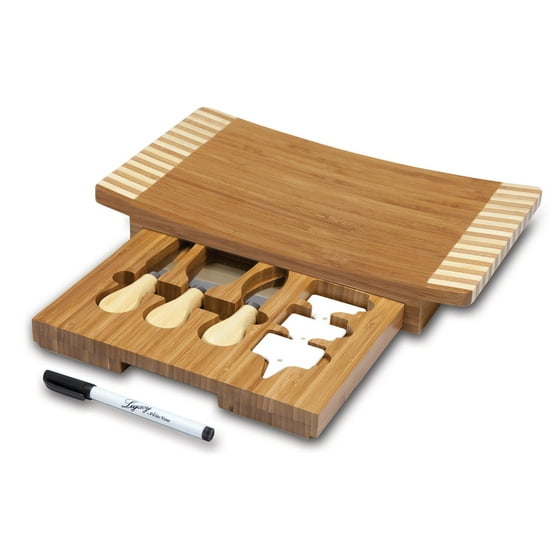 Picnic Time Concavo Cheese Board