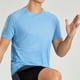 thumbnail image 1 of Ceisia Men's Gradient Printed Casual Elastic Sports Round Neck Activewear Top Gift, 1 of 7